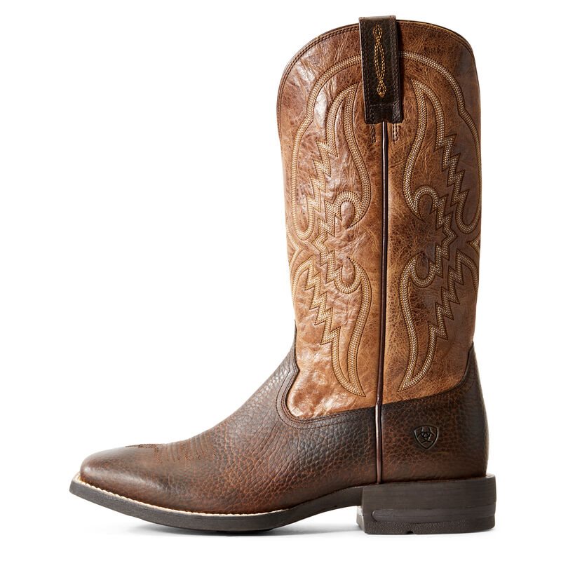 Ariat Round Pen - Western Laarzen Koper / Bruin Heren - 23837-451